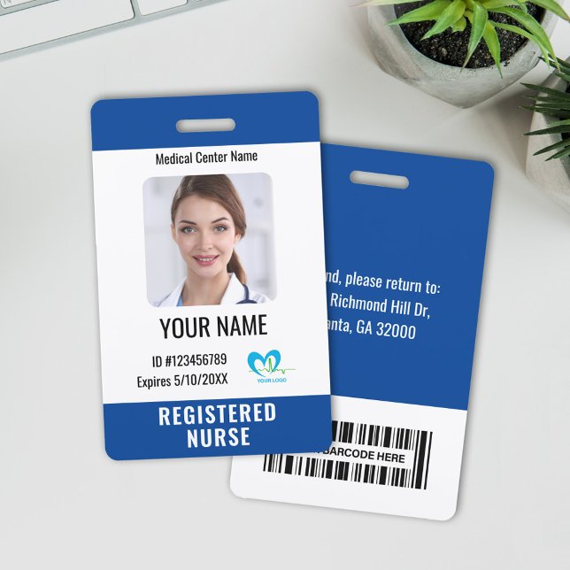 Foto-ID-Bar-Logo des Krankenhauses Ausweis (Von Creator hochgeladen)
