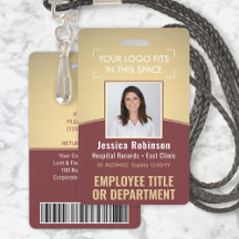 Foto-ID-Barcode-Logo Burgundy Gold Curve
