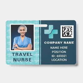 Foto-ID der Krankenschwester Ausweis
