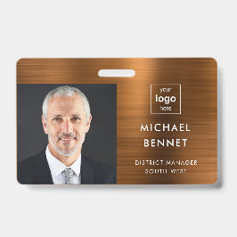 Foto ID der modernen Metallbrauerei Ausweis