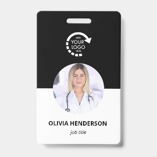 Foto-ID des benutzerdefinierten Logos Modernes W Ausweis
