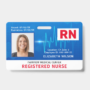 Foto-ID des Krankenkrankenhauses Ausweis