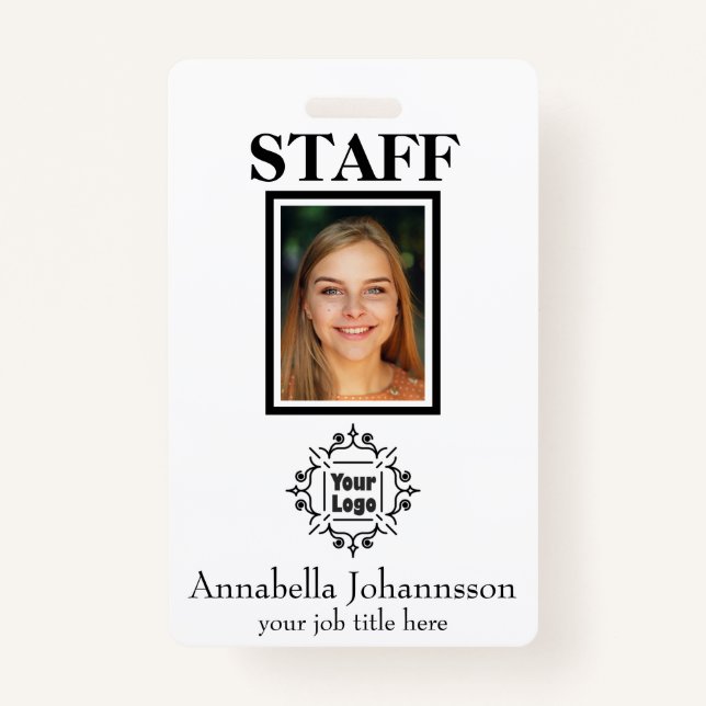 Foto-ID des Mitarbeiters mit benutzerdefiniertem L Ausweis (Vorderseite)