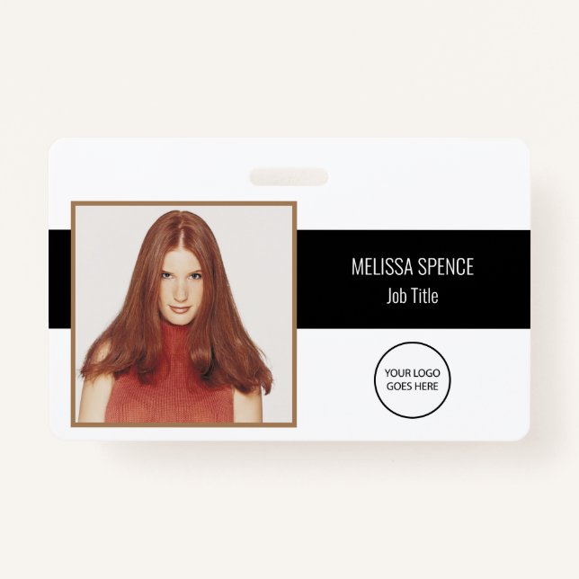 Foto-ID Firmenlogo Sicherheit Ausweis (Vorderseite)