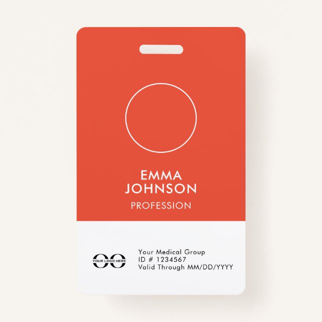 Foto-ID für die ärztliche Krankenversicherung Ausweis (Vorderseite)