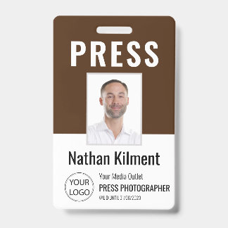 Foto-ID für Journalisten-Pressepass Ausweis
