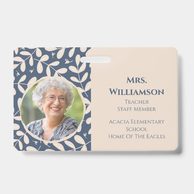 Foto-ID für Lehrkräfte Ausweis (Vorderseite)