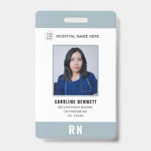 Foto-ID für medizinisches Personal | Hospital-Logo