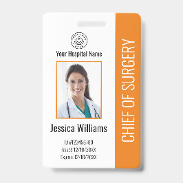 Foto-ID für personalisierte medizinische Mitarbeit Ausweis
