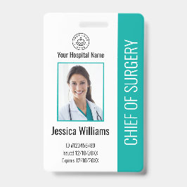Foto-ID für personalisierte medizinische Mitarbeit Ausweis