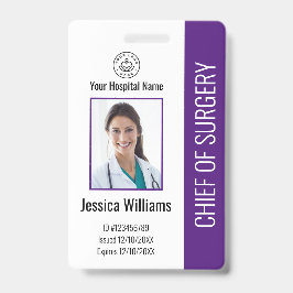 Foto-ID für personalisierte medizinische Mitarbeit Ausweis