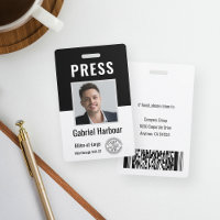 Foto ID Journalist Pressekarte | Logo und Strichco