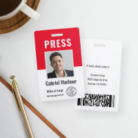Foto ID Journalist Pressekarte | Logo und Strichco