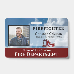 Foto-ID-Karte für Firefighter-Mitarbeiter  Ausweis