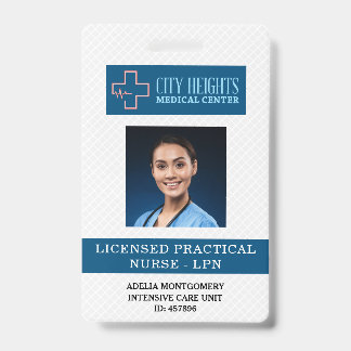 Foto-ID-Logo des zugelassenen praktischen Krankenp Ausweis
