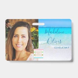Foto-ID-Logo Ocean Beach Meer Ausweis