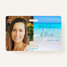 Foto-ID-Logo Ocean Beach Sea Ausweis