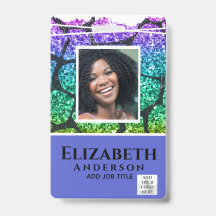 FOTO-ID - Mitarbeiter VIP Pass Girly Animal Prints