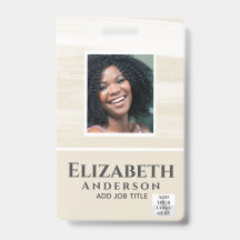 FOTO-ID Mitarbeiter VIP PASS Wasserfarbe Abstrakt