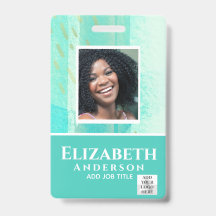 FOTO-ID Mitarbeiter VIP PASS Wasserfarbe Abstrakt