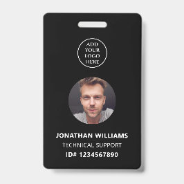 Foto-ID QR-Code Firmenlogos Personalname Stellenbe Ausweis