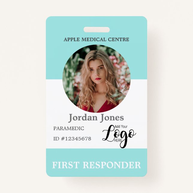 Foto-ID-Sicherheit für kundenspezifische Logos Ausweis (Vorderseite)