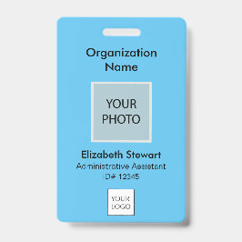 Foto-ID und Logo-Abzeichen für personalisierte Mit Ausweis