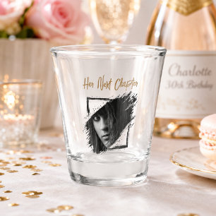Foto ihr nächstes Kapitel Junggesellinnenabschied Schnapsglas
