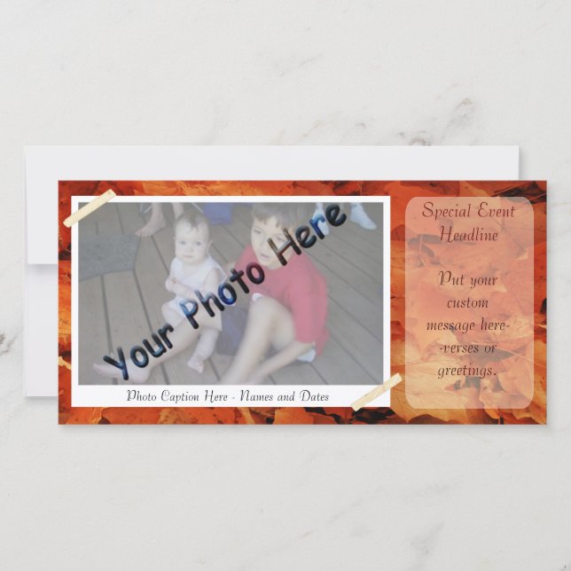 Foto im Herbst (Vorderseite)