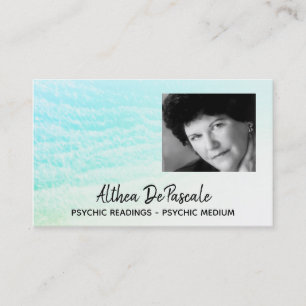 *~* Foto Image Logo Beach Ocean Business Card Visitenkarte