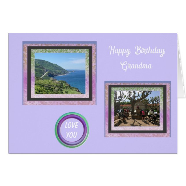 Foto Images for Oma Birthday Card (Vorderseite (Horizontal))