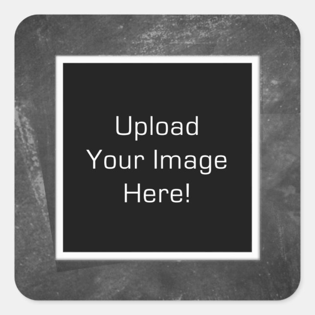 Foto Imitate laden Chalkboard Frame Sticker (Vorderseite)