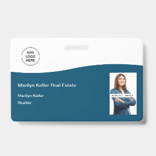 Foto-Immobilien-Logo-Vorlagenname Ausweis