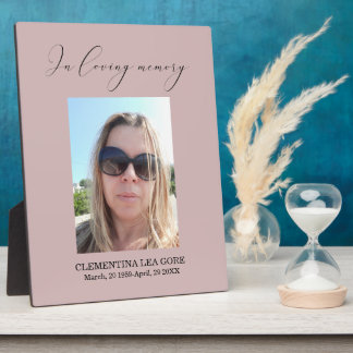 Foto in liebevoll markiertem Tabletop Fotoplatte