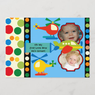 Foto individuelle Luftfahrt - Einladung zum Geburt