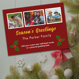 Foto Instagram Collage Holiday Postkarte