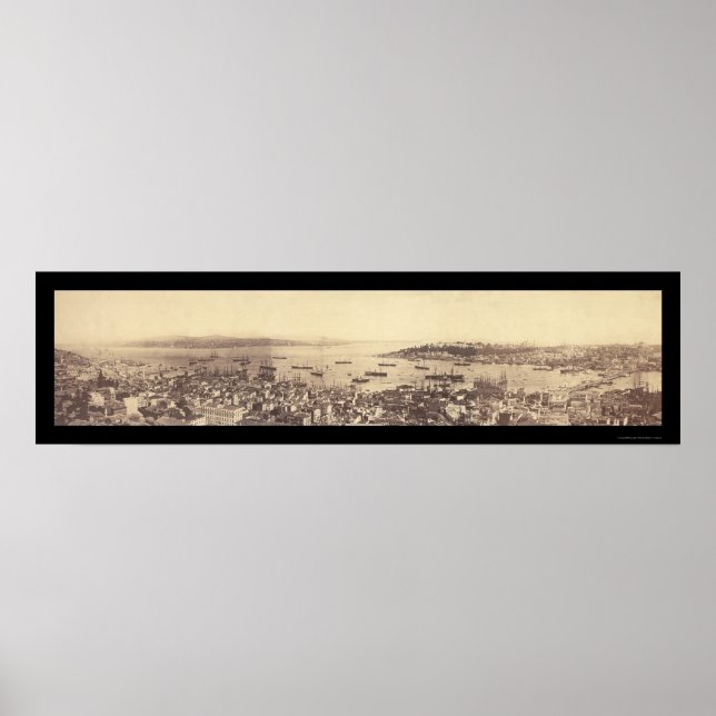 Foto Istanbul Türkei 1876 Poster (Vorne)