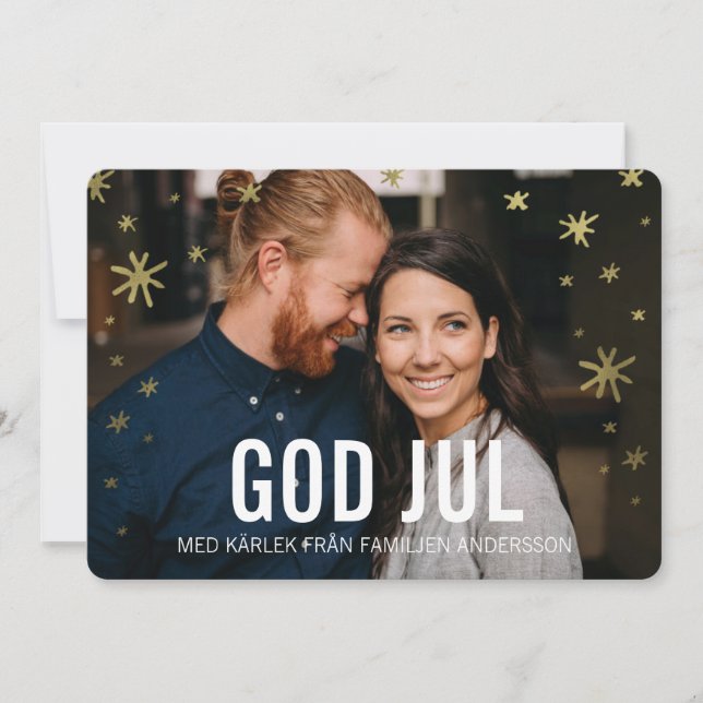 Foto Julkort | God Jul (Vorderseite)