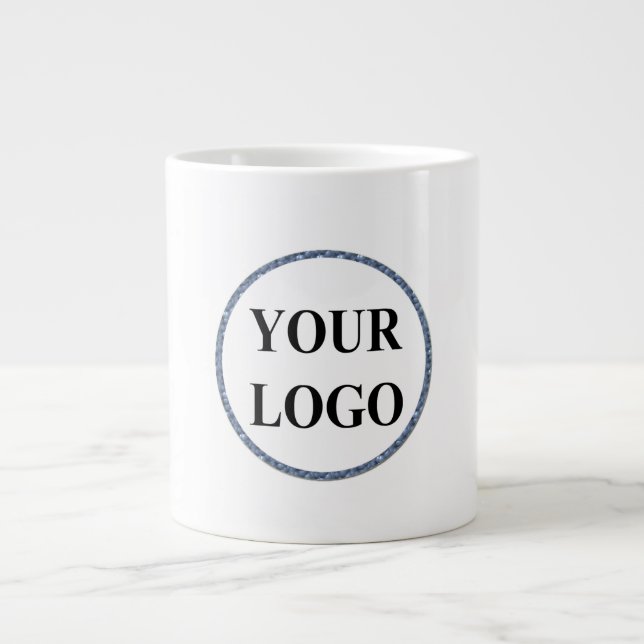 Foto Jumbo Tasse ADD LOGO Collage Cool Modern (Vorderseite)
