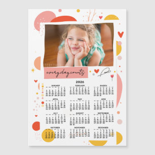 Foto-Kalender 2026 Jeder Tag Zählt Magnet