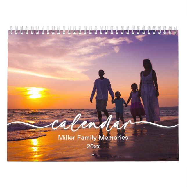 Foto-Kalender der Familie, Bearbeiten eines benutz Kalender (Titelbild)