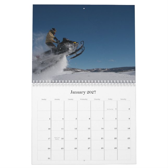 Foto-Kalender des Snowmobile-2010 Kalender (Jan 2027)