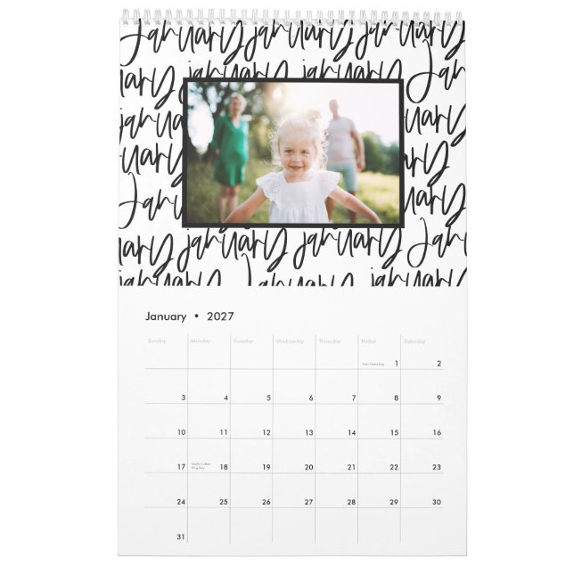 Foto-Kalender für moderne Marker Kalender (Jan 2027)
