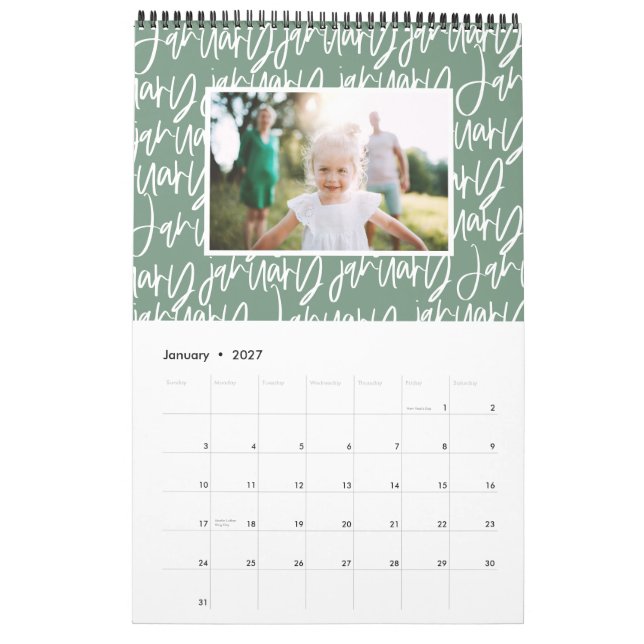 Foto-Kalender für moderne Marker Kalender (Jan 2027)