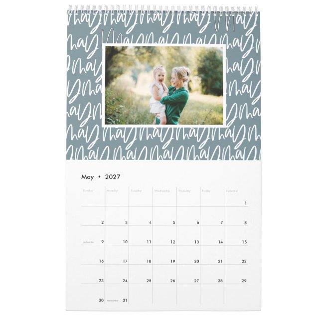 Foto-Kalender für moderne Marker Kalender (Mai 2027)
