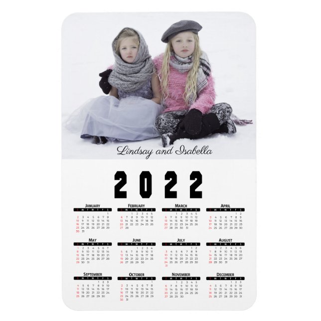 Foto-Kalender-Magnet 2022 Magnet (Vertikal)