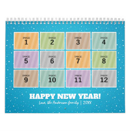 Foto-Kalendervorlage 2024 Benutzerdefiniertes Fami Kalender