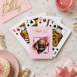 Foto Kapitel 21  Rosa Geburtstagsfeier Mitgebsel Spielkarten