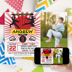Foto Karate Kid Martial Arts Cobra Kai Einladung