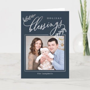 Foto-Karte für gesegnete Zweigstelle Feiertagskarte